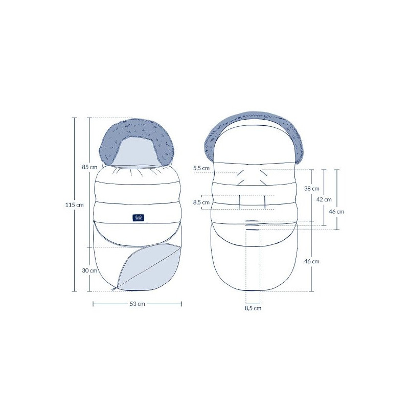Śpiworek zimowy Aspen winterproof Combo, Ginger