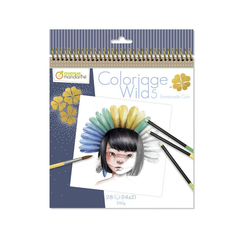 Kolorowanki Wild 5 Emmanuelle Colin