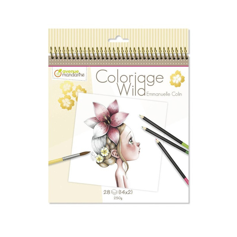 Kolorowanki Wild 1 Emmanuelle Colin