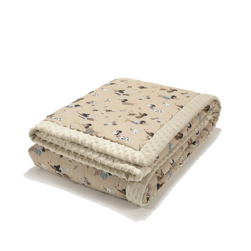 Koc, narzuta dla dorosłych, Pierre The Dog, Sand