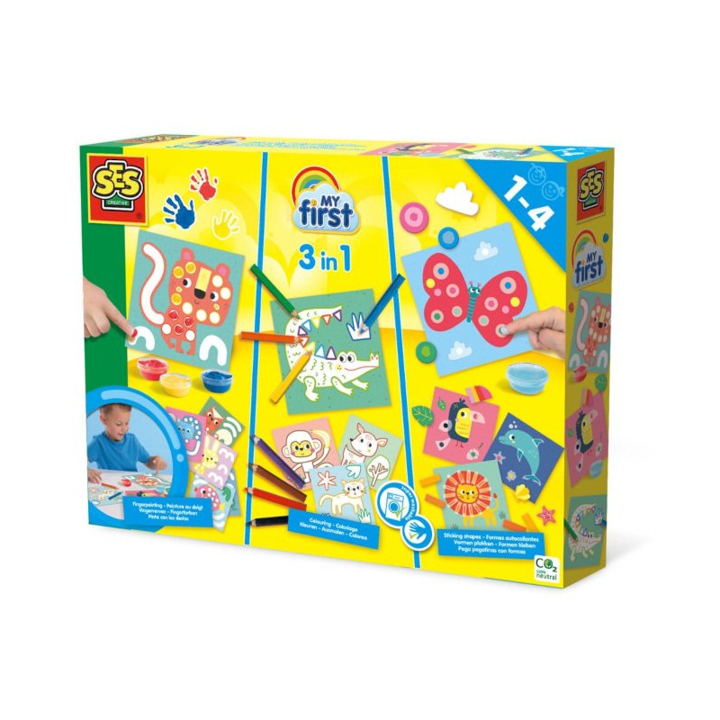 Malowanie palcami, SES 3w1, My first - SES Creative 14759