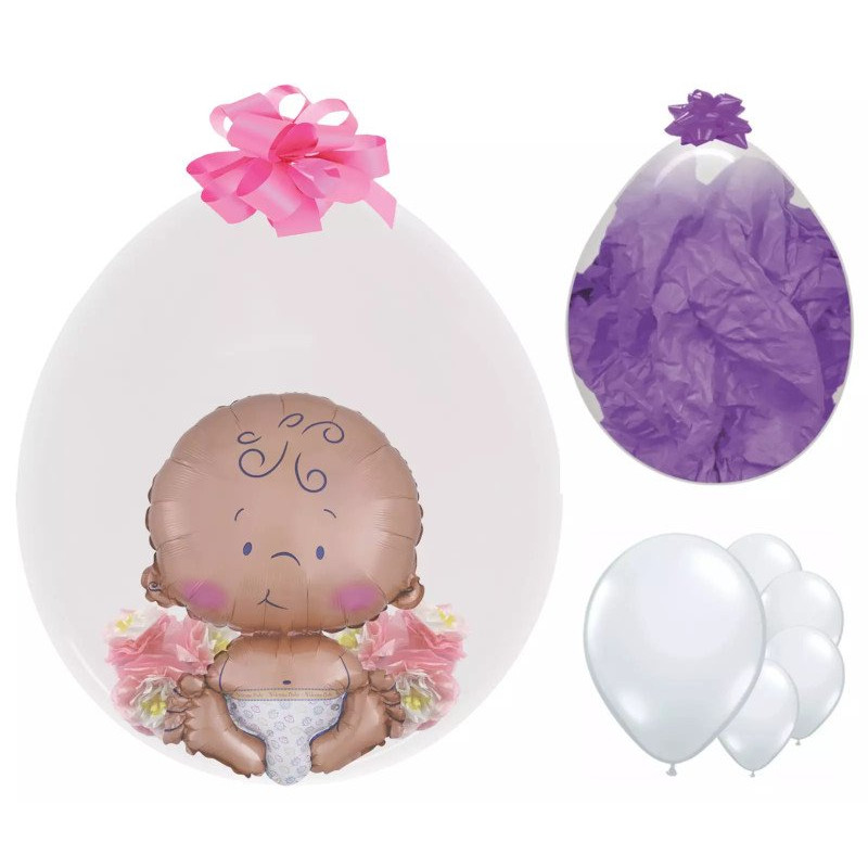 Balon 18 cali (46 cm) - Przeźroczysty -  Sempertex CRYSTAL CLEAR STUFFER BALLOON