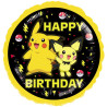 Balon foliowy Pokemon - Pikachu "Happy Birthday" - 43 cm