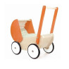 Bajo 74130 - drewniany wózek dla lalki - pomarańczowy