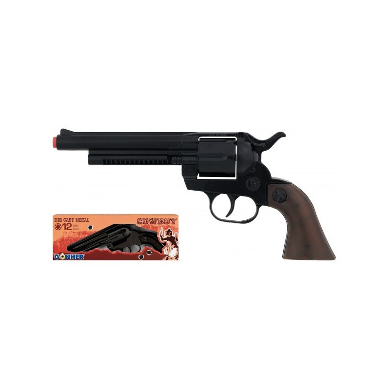 Metalowy rewolwer na kapiszony