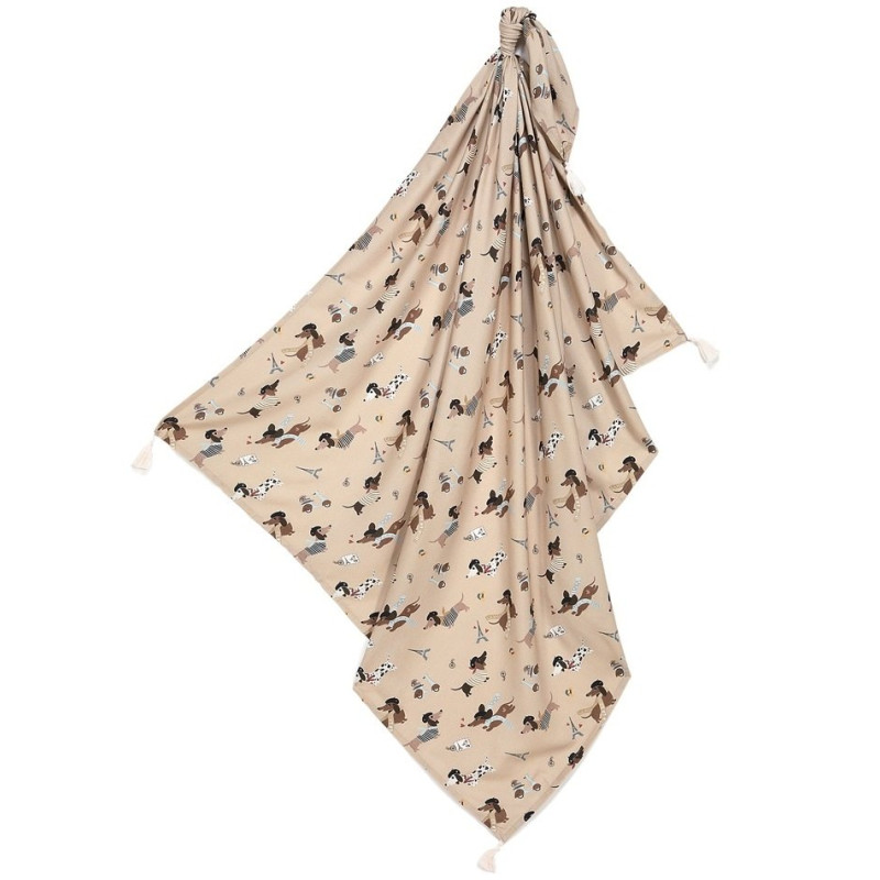 Bambusowy Otulacz King Size, Pierre The Dog