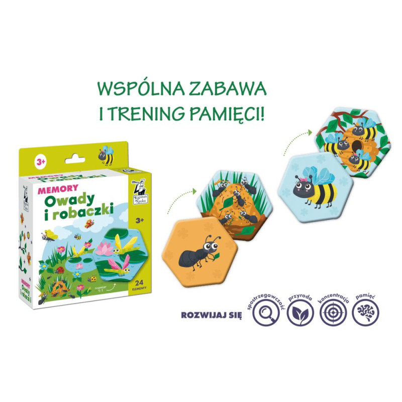 Memory, Owady i Robaczki, Kapitan Nauka