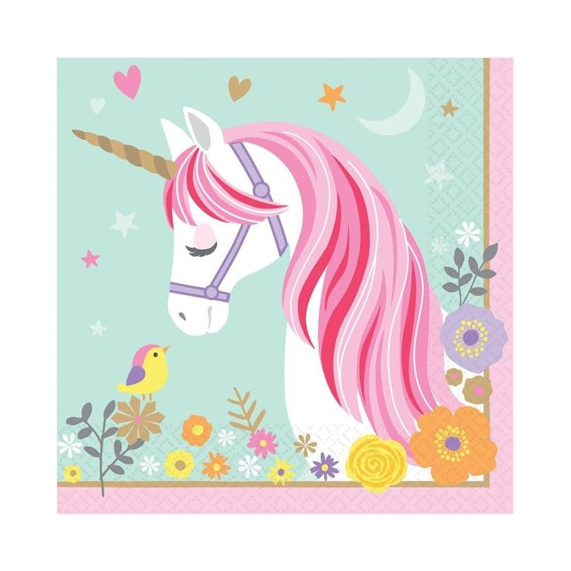 Serwetki "Unicorn - Jednorożec" - 16 sztuk 33 x 33 cm