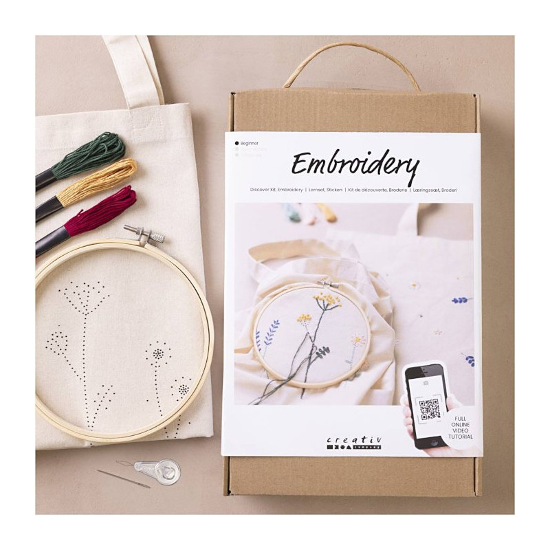 Zestaw do wyszywania - Torby w Kwiaty