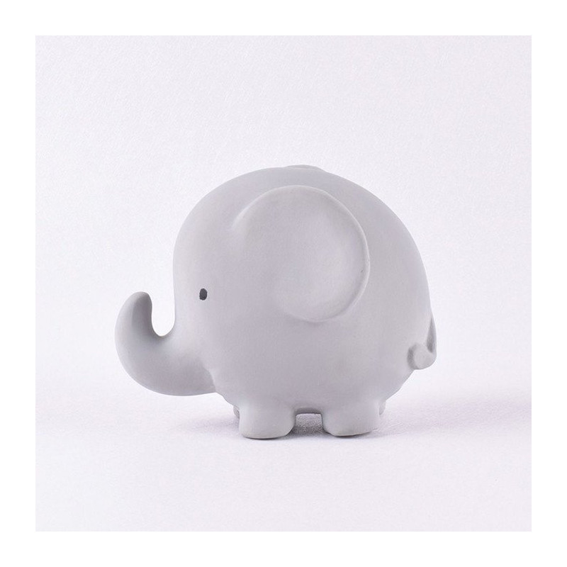 Tikiri Safari - Słonik - grzechotka i gryzak z naturalnej gumy