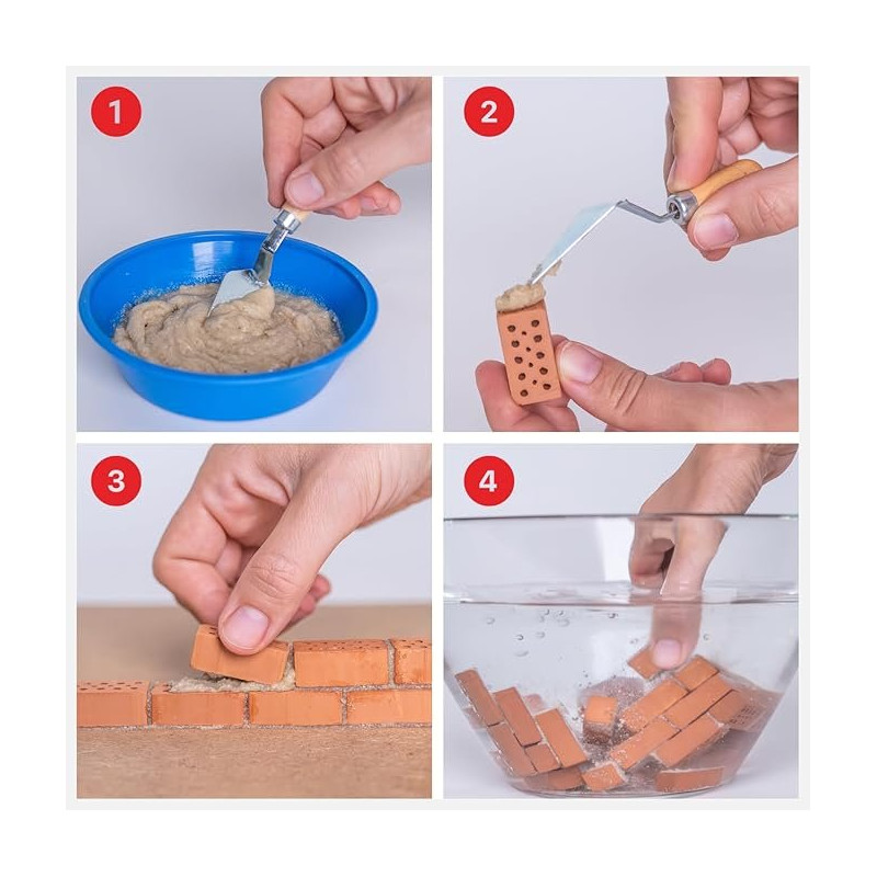 Teifoc - ceramiczne cegiełki - krok po kroku