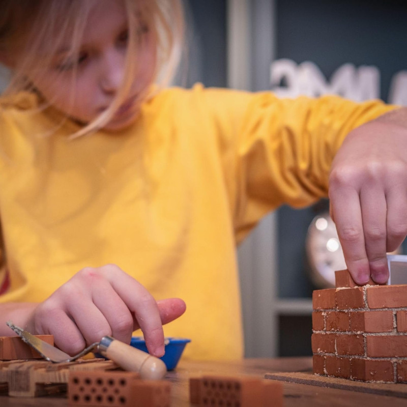 Teifoc - ceramiczne cegiełki - zabawa w murarza