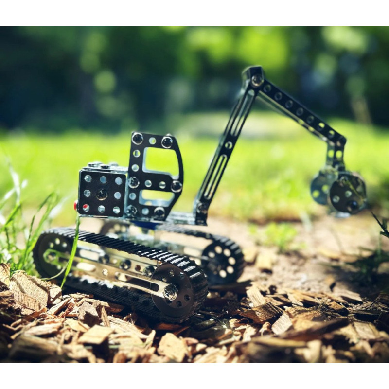 Eitech C87 - Koparka - Metalowe klocki do skręcania