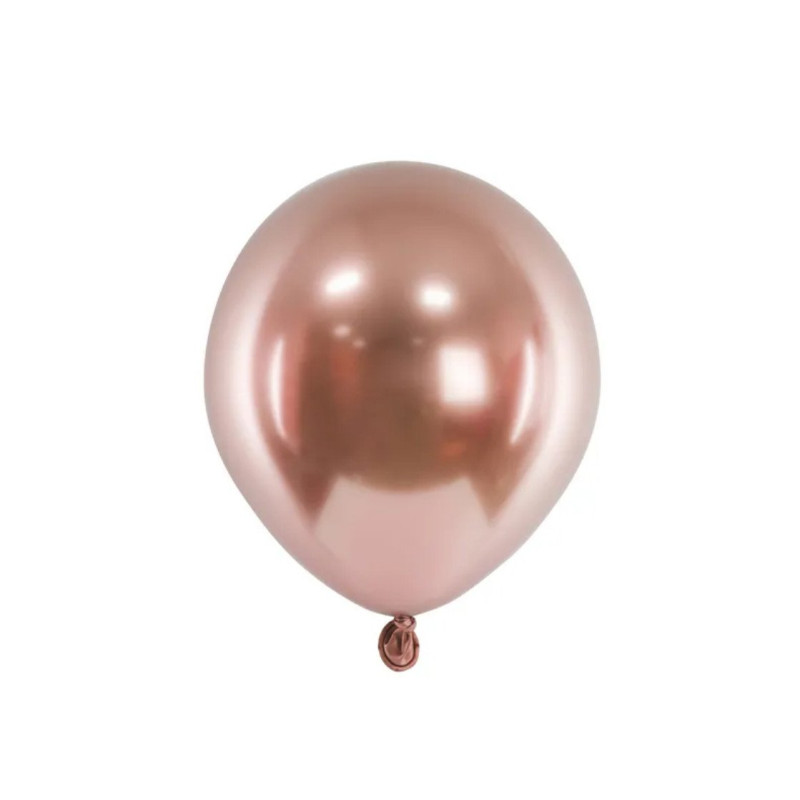 Balon lateksowy 5 cali (12 cm) - Rose Gold (Glossy) - 50 sztuk