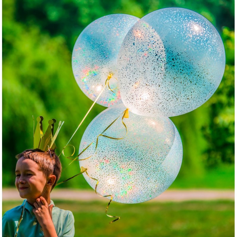 -- Balony z konfetti