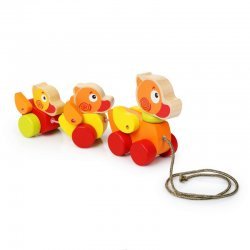 Drewniane zabawki do ciągnięcia